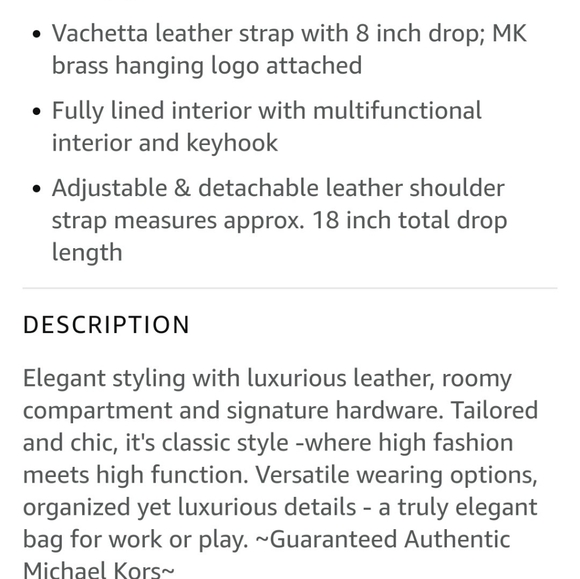 Michael Kors Vanilla PVC purse/crossbody - Picture 14 of 16